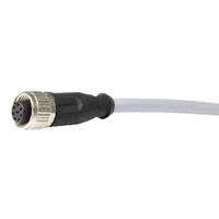 M12 Cable Assembly A-cod st/- m/- 5,0m