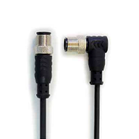 M8 TOTAL SHIELDED MALE MOLDED CONNECTOR